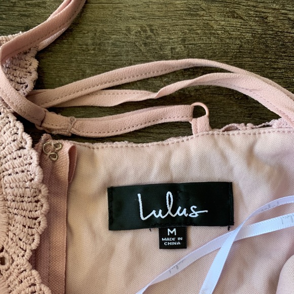 NWT LuLus Madalyn Dusty Lavender Lace Maxi Dress M - Picture 7 of 13